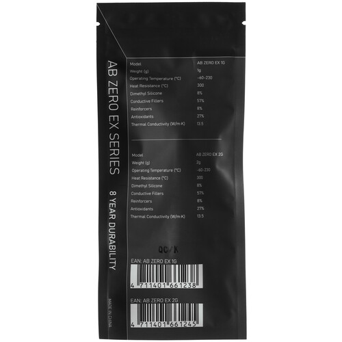 Купить Термопаста Formula AB ZERO EX [AB ZERO EX 1G]  5495444. Характеристики, отзывы и цены в Донецке