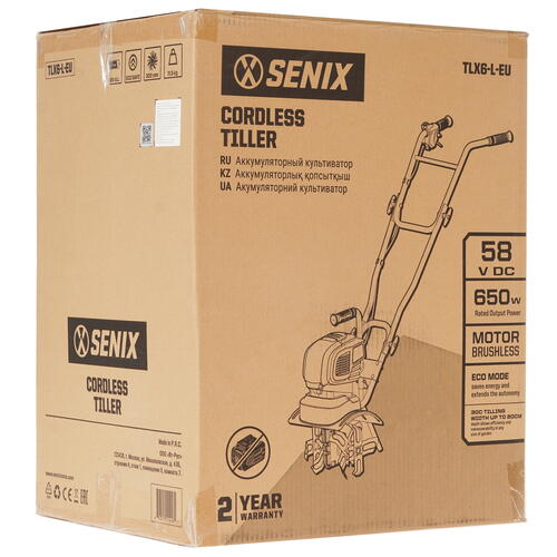 Купить Аккумуляторный культиватор Senix TLX6-L-EUKIT5 58 Volt Max X6  9068120. Характеристики, отзывы и цены в Донецке