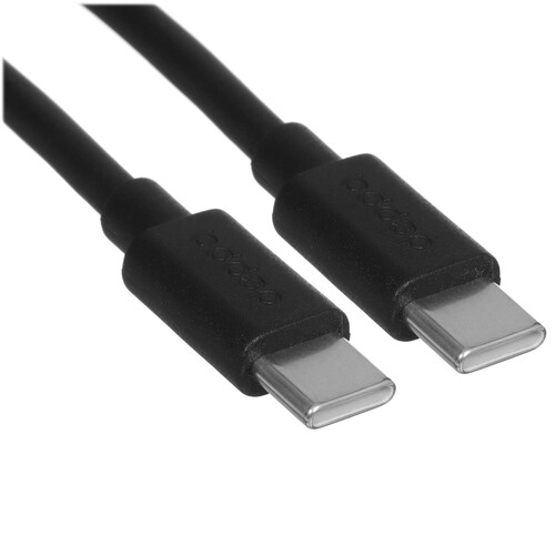 Купить Кабель круглый DEPPA USB Type-C - USB Type-C черный 1.2 м  9113460. Характеристики, отзывы и цены в Донецке