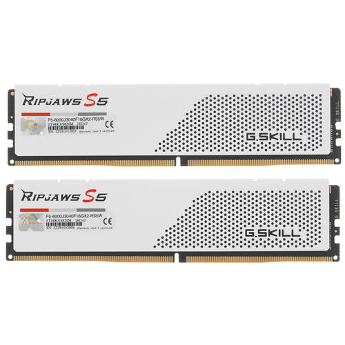 Купить Оперативная память G.Skill Ripjaws S5 [F5-6000J3040F16GX2-RS5W] 32 ГБ  5031268. Характеристики, отзывы и цены в Донецке