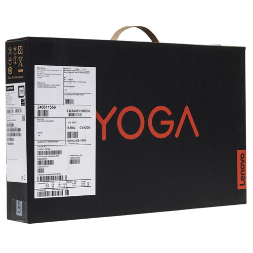 Купить 14" Ноутбук Lenovo Yoga Slim 6 14IRH8 серый  5486512. Характеристики, отзывы и цены в Донецке