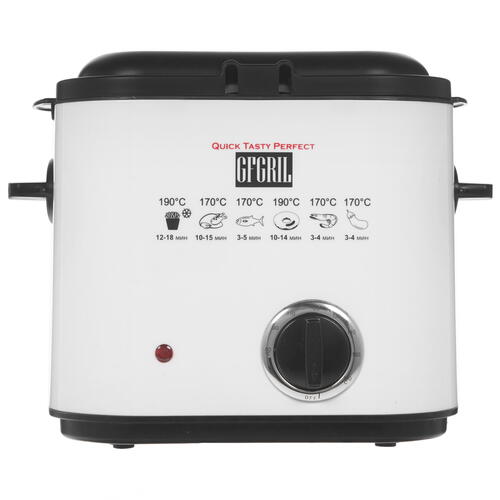 Купить Фритюрница GFgril GFF-012 Easy Cook белый  8142847. Характеристики, отзывы и цены в Донецке