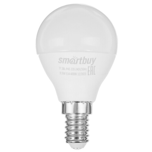 Купить Лампа светодиодная Smartbuy SBL-P45-9_5-40K-E14  9105001. Характеристики, отзывы и цены в Донецке
