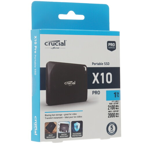 Купить 1000 ГБ Внешний SSD Crucial X10 Pro  5459672. Характеристики, отзывы и цены в Донецке