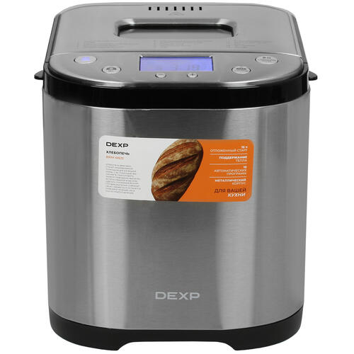 Купить Хлебопечь DEXP BRM-M615 серебристый  9005291. Характеристики, отзывы и цены в Донецке