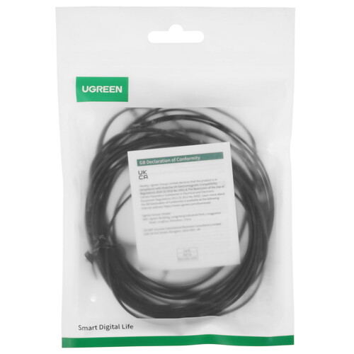 Купить Кабель   Ugreen jack 3.5 мм - jack 3.5 мм черный  9147608. Характеристики, отзывы и цены в Донецке