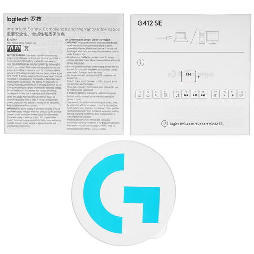 Купить Клавиатура  проводная Logitech G412 SE  5412281. Характеристики, отзывы и цены в Донецке