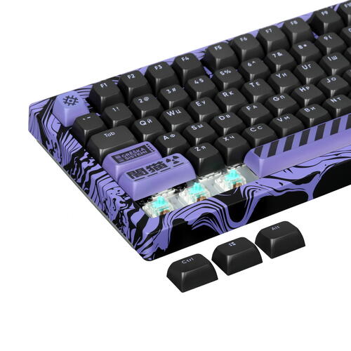 Купить Клавиатура проводная Дарк проджект x AKKO 5075S Purple [DP-KD-5075-GSP]  5462343. Характеристики, отзывы и цены в Донецке