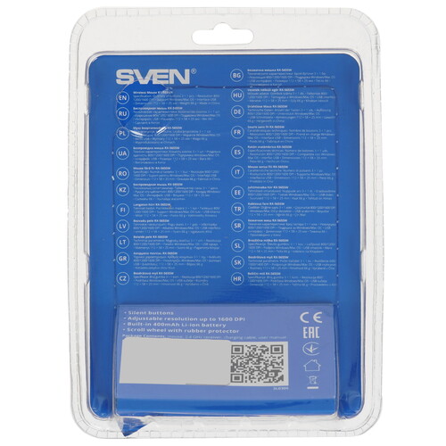 Купить Мышь беспроводная SVEN RX-565SW [SV-020903] серый  5003244. Характеристики, отзывы и цены в Донецке