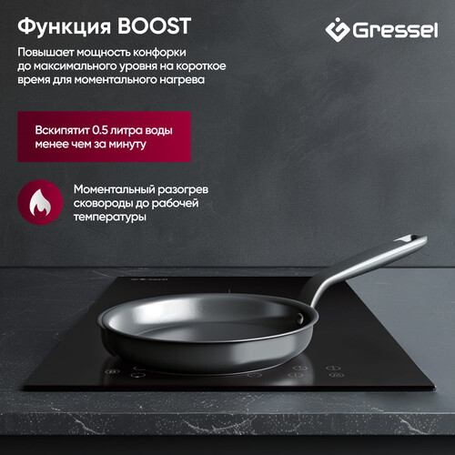 Купить Индукционная варочная поверхность Gressel RU3077I72S000  9284744. Характеристики, отзывы и цены в Донецке