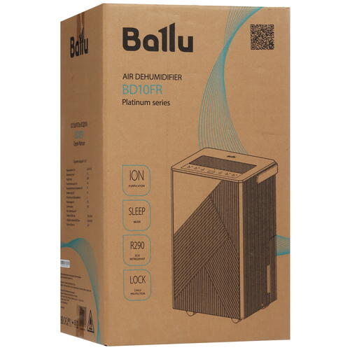 Купить Осушитель воздуха Ballu BD10FR белый  9070172. Характеристики, отзывы и цены в Донецке