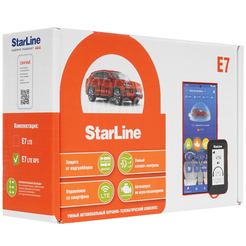 Купить Автосигнализация StarLine E7 LTE GPS  9290632. Характеристики, отзывы и цены в Донецке