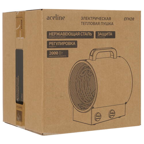Купить Тепловая пушка электрическая Aceline EFH20  5400804. Характеристики, отзывы и цены в Донецке