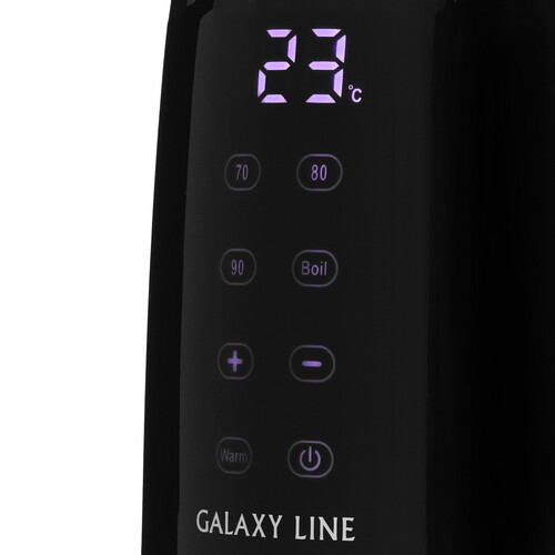 Купить Электрочайник Galaxy LINE GL0337 черный  9061340. Характеристики, отзывы и цены в Донецке