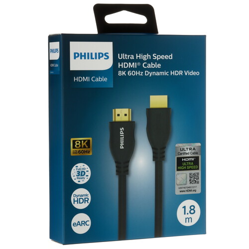 Купить Кабель  Philips HDMI - HDMI, 1.8 м  5635871. Характеристики, отзывы и цены в Донецке