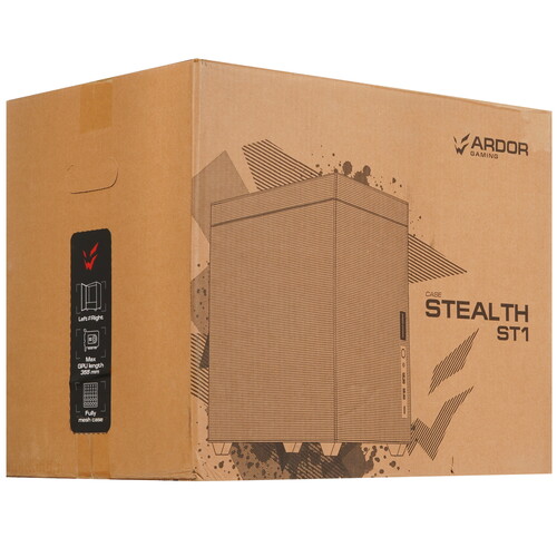 Купить Корпус ARDOR GAMING Stealth ST1  белый  5437270. Характеристики, отзывы и цены в Донецке
