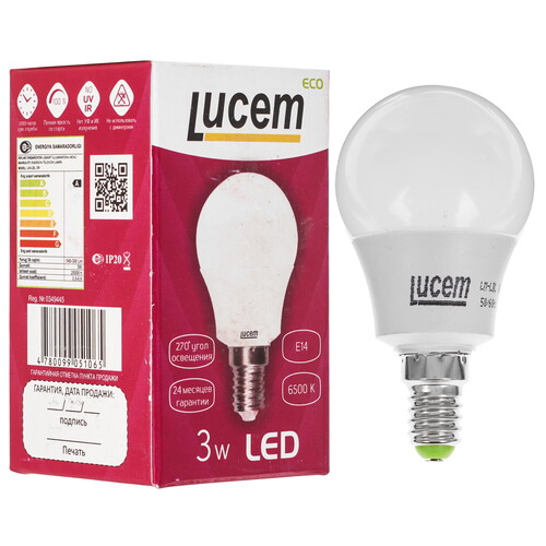Купить Лампа светодиодная Lucem LM-LBL 3W  9162571. Характеристики, отзывы и цены в Донецке
