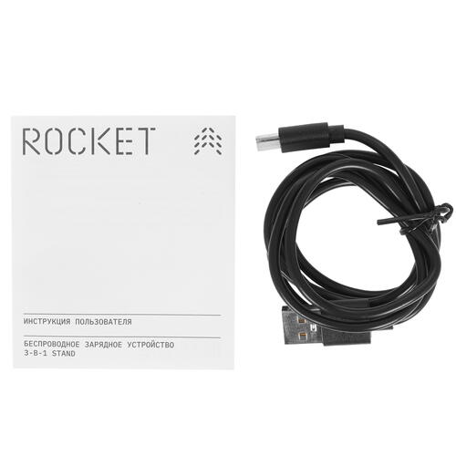 Купить Беспроводное зарядное устройство Rocket Stand черный  5442283. Характеристики, отзывы и цены в Донецке