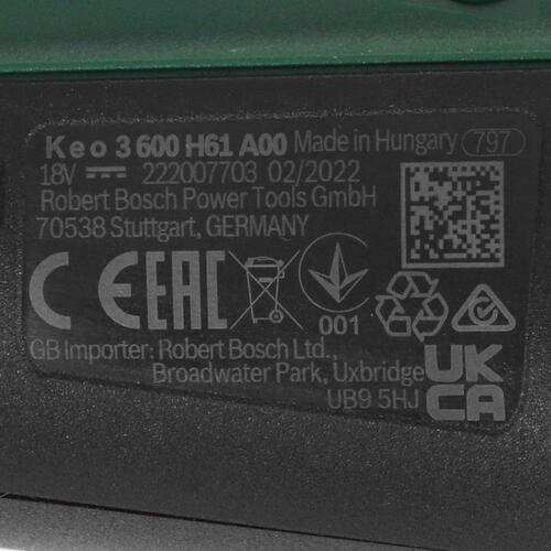 Купить Сабельная пила Bosch KEO 18 LI POWER FOR ALL 18V  , Без ЗУ, Без АКБ  9903930. Характеристики, отзывы и цены в Донецке