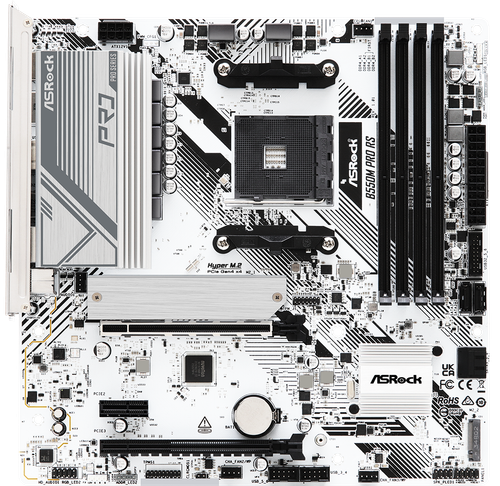 Купить Материнская плата ASRock B550M Pro RS  5922681. Характеристики, отзывы и цены в Донецке