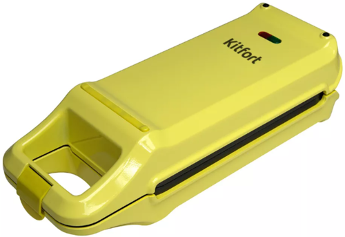 Купить Вафельница Kitfort КТ-1611 желтый [640 Вт, бельгийские вафли, 2 шт, корпус - пластик]  1104184. Характеристики, отзывы и цены в Донецке