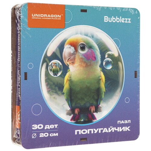 Купить Пазл Unidragon Bubblezz Попугайчик 3+  9136948. Характеристики, отзывы и цены в Донецке
