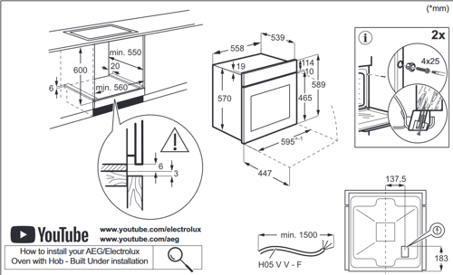 Купить Электрический духовой шкаф Electrolux EOF5C50BV белый  9105388. Характеристики, отзывы и цены в Донецке