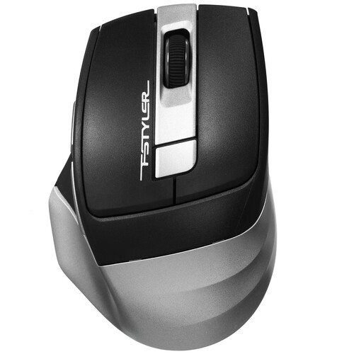 Купить Мышь беспроводная A4Tech Fstyler FG35  серый  9280325. Характеристики, отзывы и цены в Донецке