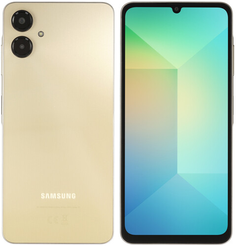 Купить 6.7" Смартфон Samsung Galaxy A06 128 ГБ золотистый  5608186. Характеристики, отзывы и цены в Донецке