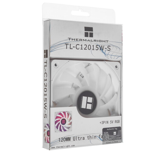 Купить Вентилятор Thermalright TL-C12015W-S  белый  5615662. Характеристики, отзывы и цены в Донецке