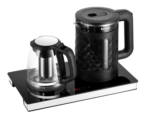 Купить Чайный набор Kitfort КТ-6735 черный  9259069. Характеристики, отзывы и цены в Донецке