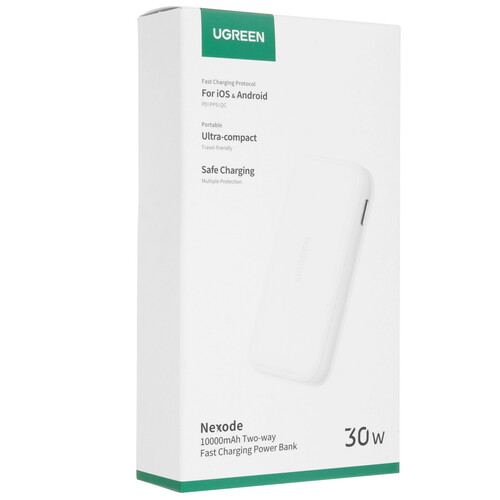 Купить Портативный аккумулятор Ugreen PB501 белый  9157585. Характеристики, отзывы и цены в Донецке