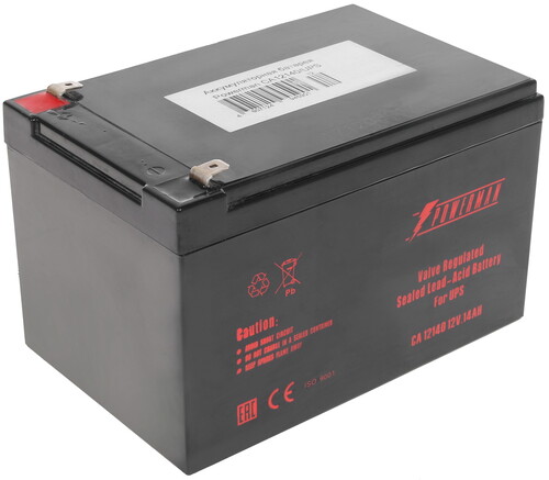 Купить Аккумуляторная батарея для ИБП POWERMAN 12V/14AH  1163342. Характеристики, отзывы и цены в Донецке