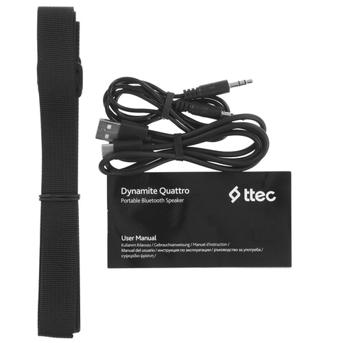 Купить Портативная колонка Ttec Dynamite Quattro, черный  9928930. Характеристики, отзывы и цены в Донецке
