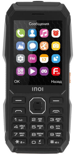 Купить Сотовый телефон INOI 286Z черный/серебристый  5004552. Характеристики, отзывы и цены в Донецке