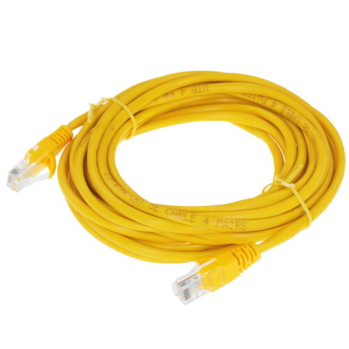Купить Патч-корд Cablexpert PP10-5M/Y  9154526. Характеристики, отзывы и цены в Донецке