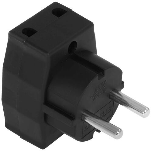 Купить Разветвитель STEKKER ADP10-16-20 черный  5400504. Характеристики, отзывы и цены в Донецке