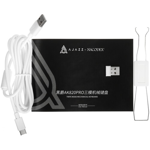 Купить Клавиатура  проводная + беспроводная AJAZZ AK820 Pro  9247206. Характеристики, отзывы и цены в Донецке