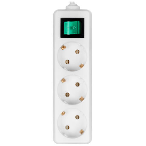 Купить Удлинитель DEXP Ground 330W белый  5080433. Характеристики, отзывы и цены в Донецке