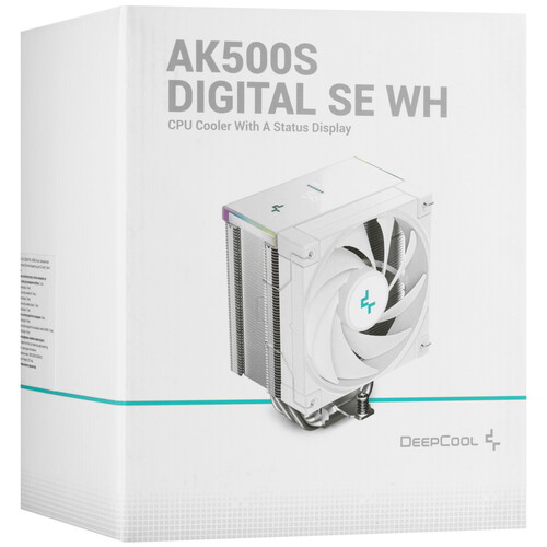 Купить Кулер для процессора DEEPCOOL AK500S DIGITAL SE WH  5635676. Характеристики, отзывы и цены в Донецке