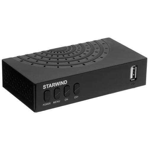 Купить Приставка для цифрового ТВ Starwind CT-220 черный  4741178. Характеристики, отзывы и цены в Донецке