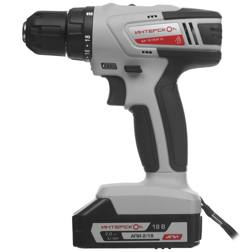 Купить Дрель-шуруповерт Интерскол ДА-10/18ЭР 35  9296060. Характеристики, отзывы и цены в Донецке