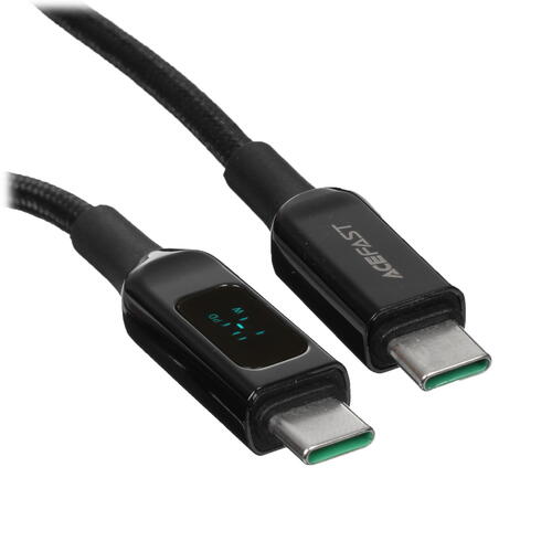 Купить Кабель круглый ACEFAST USB Type-C - USB Type-C черный 2 м  5415437. Характеристики, отзывы и цены в Донецке