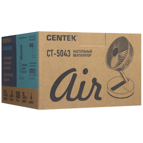 Купить Вентилятор Centek CT-5043  белый  9250529. Характеристики, отзывы и цены в Донецке