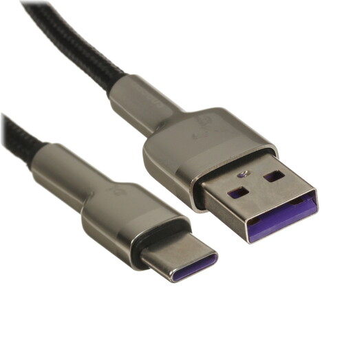 Купить Кабель круглый Baseus USB Type-C - USB 2.0 Type-A черный 2 м  9167141. Характеристики, отзывы и цены в Донецке
