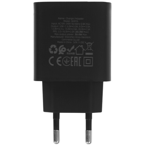 Купить Сетевое зарядное устройство Borofone BA97A черный  5639709. Характеристики, отзывы и цены в Донецке