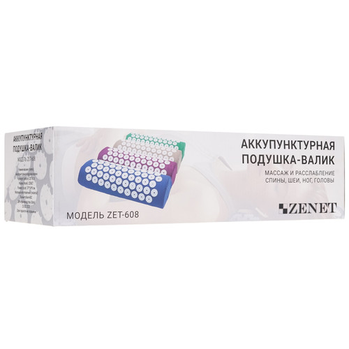 Купить Массажный валик ZENET ZET-608 фиолетовый  9087672. Характеристики, отзывы и цены в Донецке