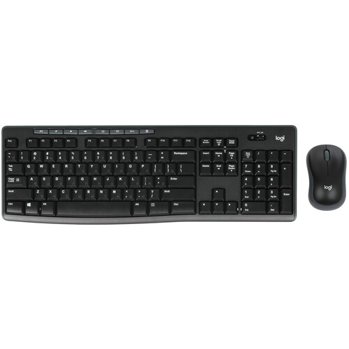 Купить Клавиатура+мышь беспроводная   Logitech MK270 черный  5464670. Характеристики, отзывы и цены в Донецке