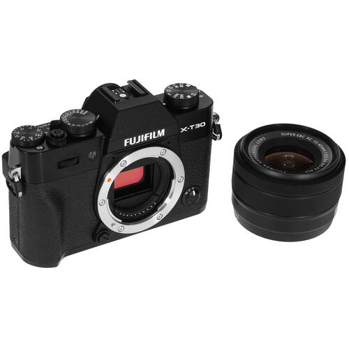 Купить Беззеркальный фотоаппарат Fujifilm X-T30 II Kit 15-45mm черный  5065575. Характеристики, отзывы и цены в Донецке