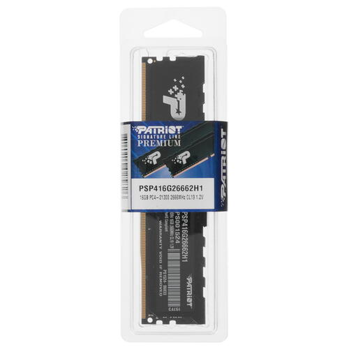 Купить Оперативная память Patriot Signature Line Premium [PSP416G26662H1] 16 ГБ  1696832. Характеристики, отзывы и цены в Донецке